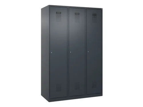 locker voor scheiding van kleding,HxBxD 1850x1200x500mm,3vak