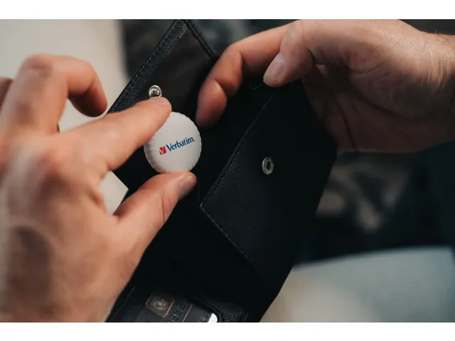 Verbatim 32134 My Finder Coin Bluetooth Tracker Zwart/Wit 2 stuks