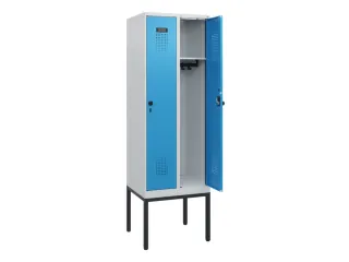 schoollocker,HxBxD 1950x600x500mm,2vak,vak B 300mm,draaigrendel - 1