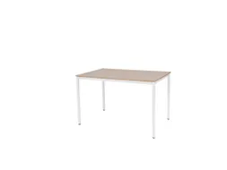 Domino Basic Tafel Vaste Hoogte 1200x800mm Hav/Kers 25mm Wit 4-Poots