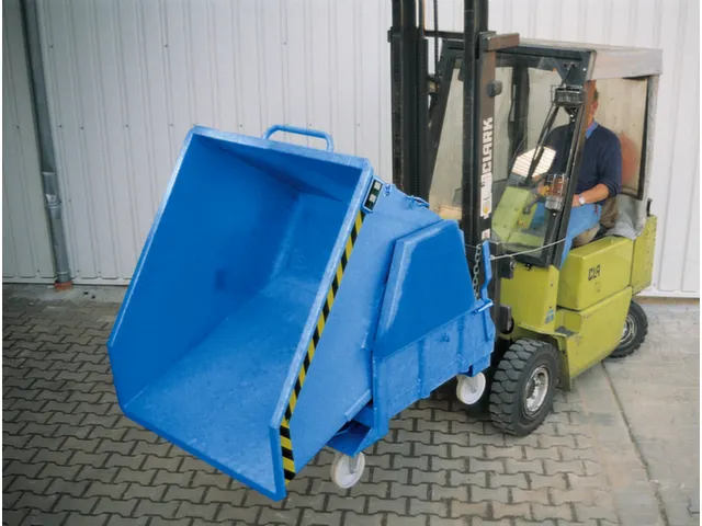 Kiepbak Hxbxd 1070x850x1430mm 0.50m³ 217kg Draagverm. 1000kg Ral5012