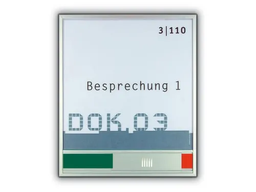 Deurbordje Newage Vrij-/Bezet-Weergave 143x120x6mm Aluminium Profiel