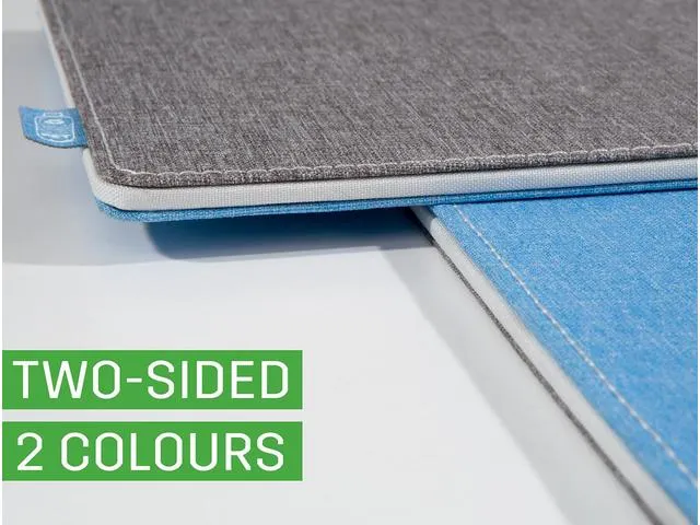 Sous-main de bureau EYE STYLE gris clair/bleu 600x450x7mm