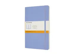 Notitieboek Moleskine large 130x210mm lijn soft cover hydrangea blue