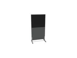 scheidingswand,HxB 1545x800mm,MS-donkergrijs,BN8033-zwart