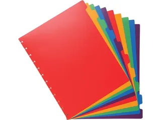 Tabbladen voor showalbum A4 10 Tabs Asssorti - 5