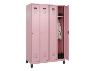 locker,HxBxD 1950x1200x500mm,4vak,vak B 300mm,cil.-slot,voeten - 1