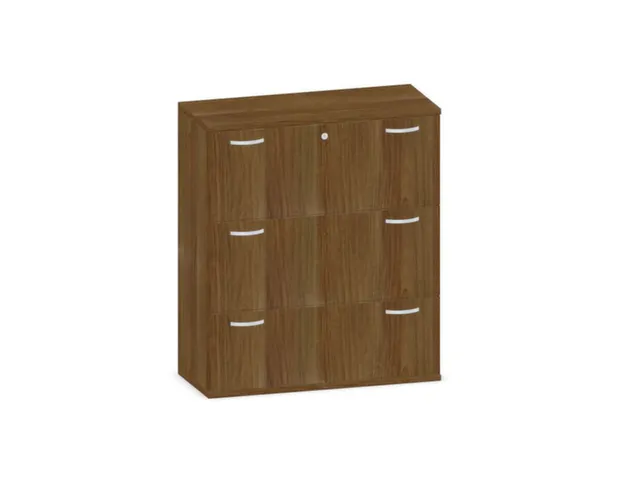 hangmappenkast 1150x1000x430mm 3hangmappenframes Noten