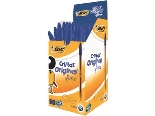 Balpen Bic Cristal fijn blauw - 1