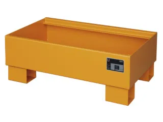 Opvangbak Staalplaat Bxdxh 800X500X290Mm Opvangvol. 65L Open Ral2000 - 1