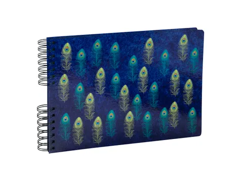 Fotoalb spir 50p zwt 32x22 PAON donkerbl