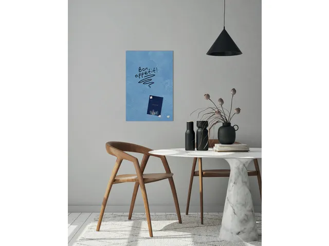 Glas Magneetbord Sigel Artverum Blue Structure Mat 60x40cm