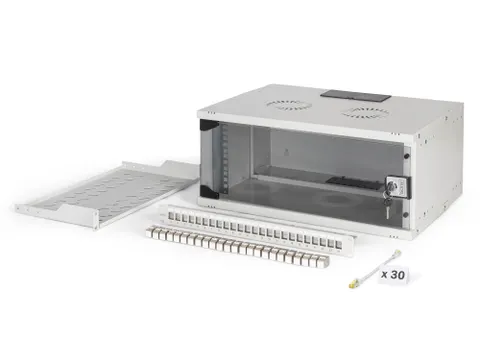 Digitus DN-49200-SET rack 4U Wandrek Serverkast Grijs