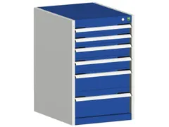 ladekast HxBxD 800x525x650mm 6laden romp RAL7035 front RAL5010