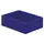 Euronorm-stapelbak 10l 120x400x300mm Wanden/bodem Gesloten Blauw