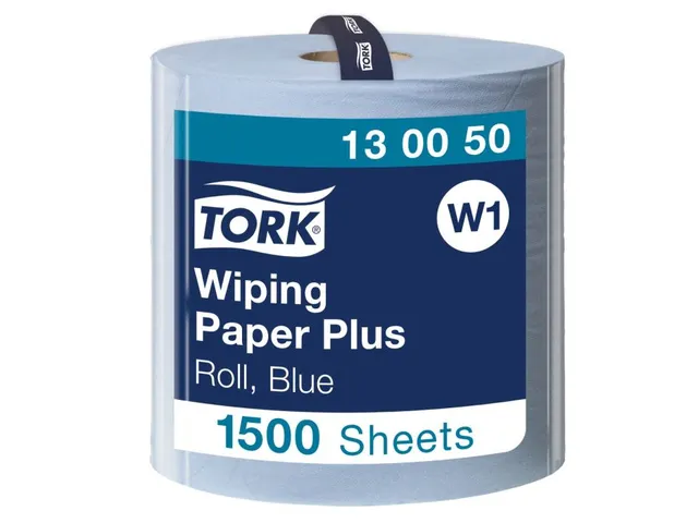 Tork Poetspapier Rol Advanced Wiper 420 130050 W1 2-laags blauw