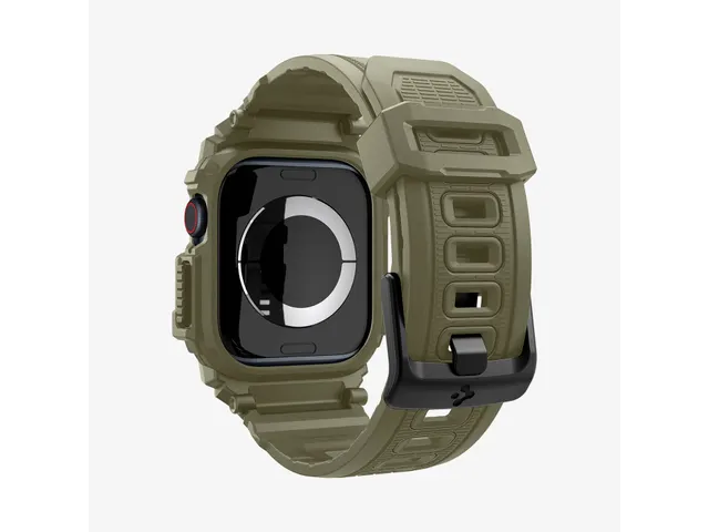 Spigen Rugged Armor Pro Opbergtas Khaki Apple Watch 10 46mm