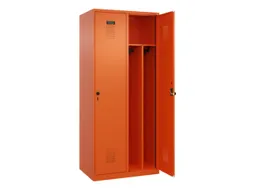 locker voor scheiding van kleding,HxBxD 1850x800x500mm,2vak