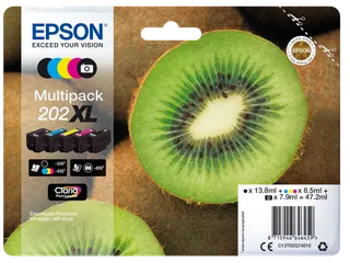 Multipack 5-colours 202XL Claria Premium Ink - 2