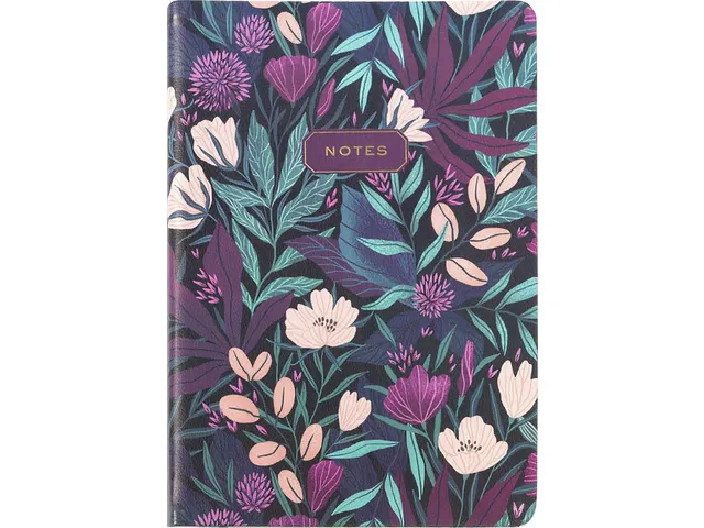 Carnet de notes Tropical Floral ligné 15x20cm