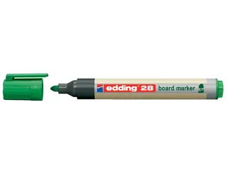 Viltstift edding 28 whiteboard EcoLine rond groen 1.5-3mm - 1