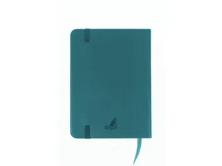 Schetsboek Kangaro A6 dark turquoise PU HC 80 vel 140gr roomwit met el - 5