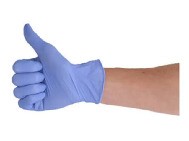 Diamante Multigrip Nitril handschoenen poedervrij L (8-9) blauw 500st