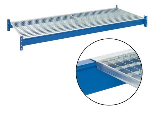 roosterlegbord,v. palletstelling,BxD 2700x1100mm,vakl. 3000kg,ingelegd