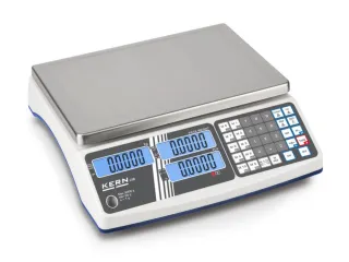 cijferweegschaal,platform BxD 315x215mm,RVS,weegbereik 6kg - 2