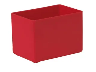 Inzetbak HxLxB 54x80x53mm Polystyreen Rood 50 stuks - 1
