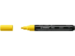 Acrylmarker STABILO Free Acrylic T300 geel 2-3mm - 2