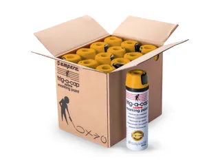 Markeerspray Voor Bouwplaatsen Oranje Fluorescerend 500Ml - 1