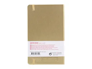 Schetsboek Talens Art Creation 80 witte vellen 140gr 130x210mm witgoud - 3