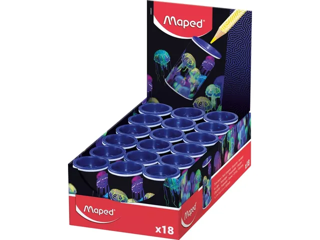 Puntenslijper Maped Deepsea Paradise 1-gaats display à 18 stuks