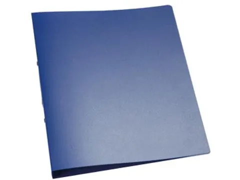 Ringmap A4 PP 2 Ringen 25mm Transparant Blauw