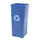 Untouchable Container Blauw 87 Liter Rubbermaid