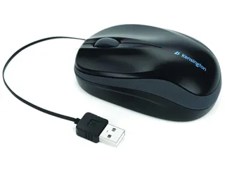 Pro Fit mobiele intrekbare muis, zwart - 1