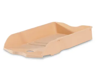 Brievenbak HAN Re-LOOP A4/C4 stapel- en nestbaar pastel oranje 100% ge - 2
