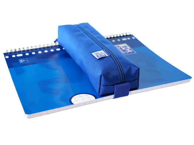 Trousse Oxford Kangoo rectangle bleu