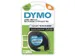 Lettertape Dymo 12267 Letratag 12mm Plastic Zwart Op Transparant