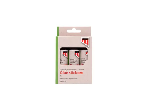 Lijmstift Quantore ECO 20gr blister á 3 stuks