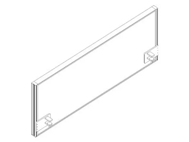 geluidabsorberende tafelscheidingswand,HxB 480x1200mm,lichtgrijs