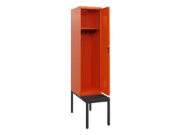 locker met bank,HxBxD 1950x400x815mm,1vak,vak B 400mm,cilinderslot