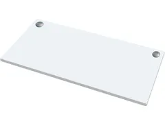 Fellowes Levado Bureaublad 160x80 cm melamine Wit