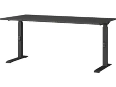 In hoogte verstelbaar bureau,HxBxD 680-910x1600x800mm,blad grafiet