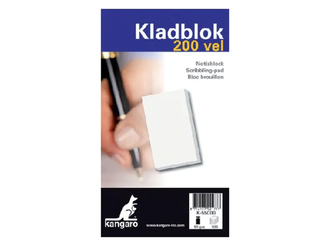Kladblok Qbasic 12x20cm