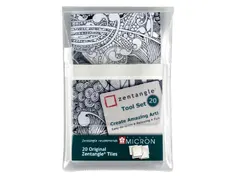 Sakura Zentangle Tiles 20 Delig Wit