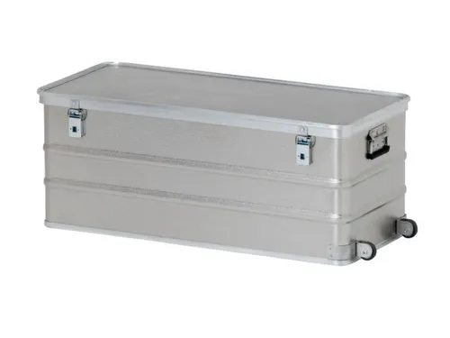 Aluminium Flightcase Hxlxb 403X1055X450Mm 150L Stapelbaar 2Bokwielen