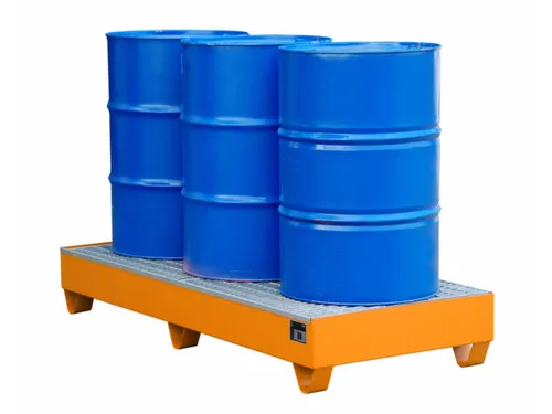 Systeem-Opvangbak 3x 200l Opvangvol. 202l 275x 1800x 800mm Rooster