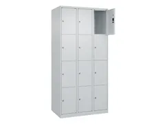 lockerkast,HxBxD 1850x900x500mm,3x4vakken,vak B 300mm,cil.-slot